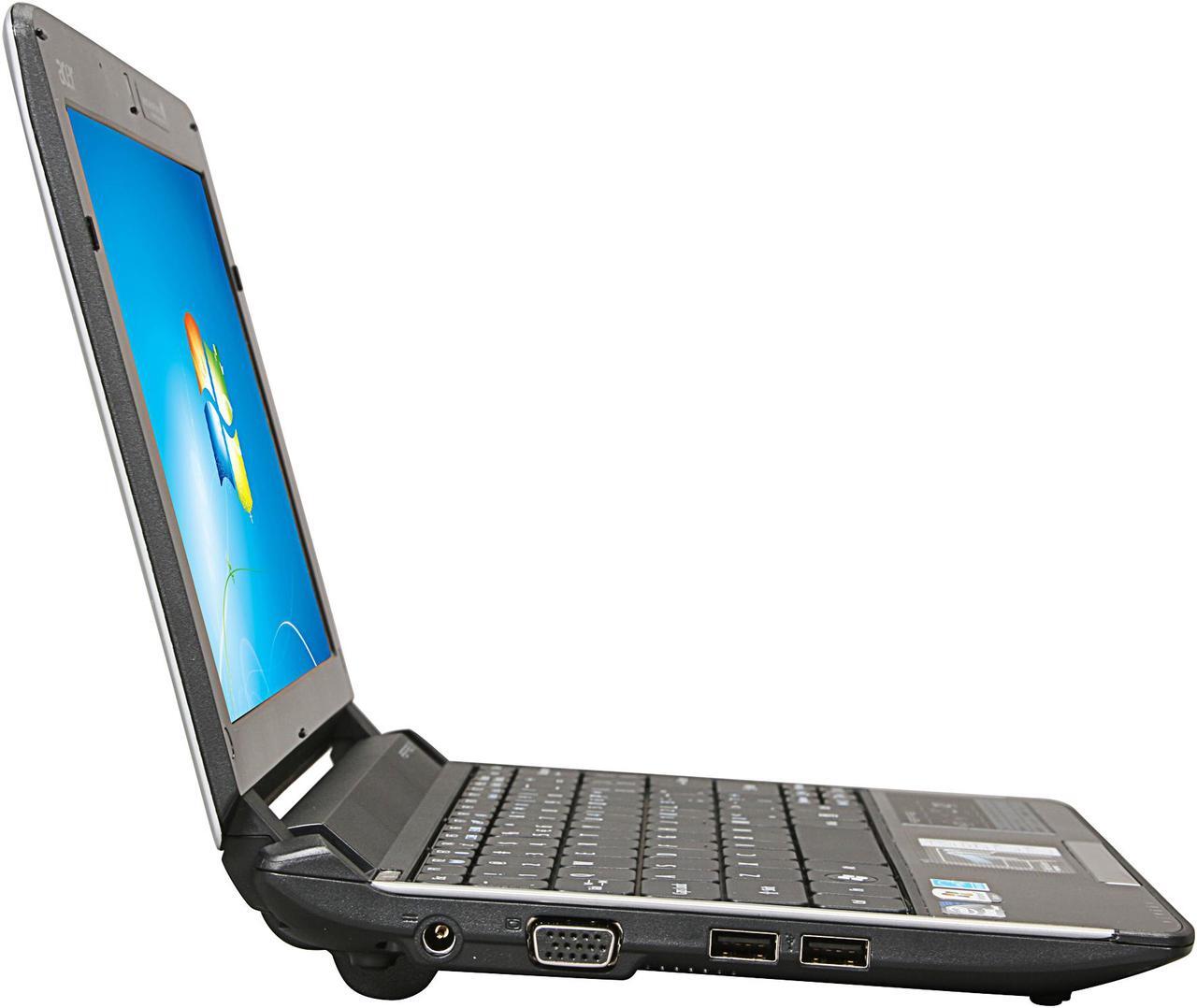 Alt view image 4 of 5 - Acer Aspire One AO532h-2223 Silver Matrix Intel Atom N450(1.66 GHz) 10.1" WSVGA 1GB Memory 160GB HDD Netbook