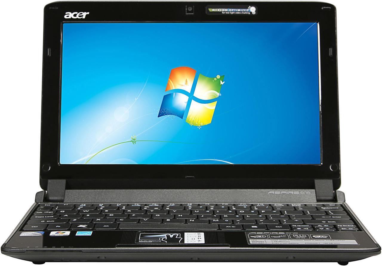 Alt view image 5 of 5 - Acer Aspire One AO532h-2223 Silver Matrix Intel Atom N450(1.66 GHz) 10.1" WSVGA 1GB Memory 160GB HDD Netbook