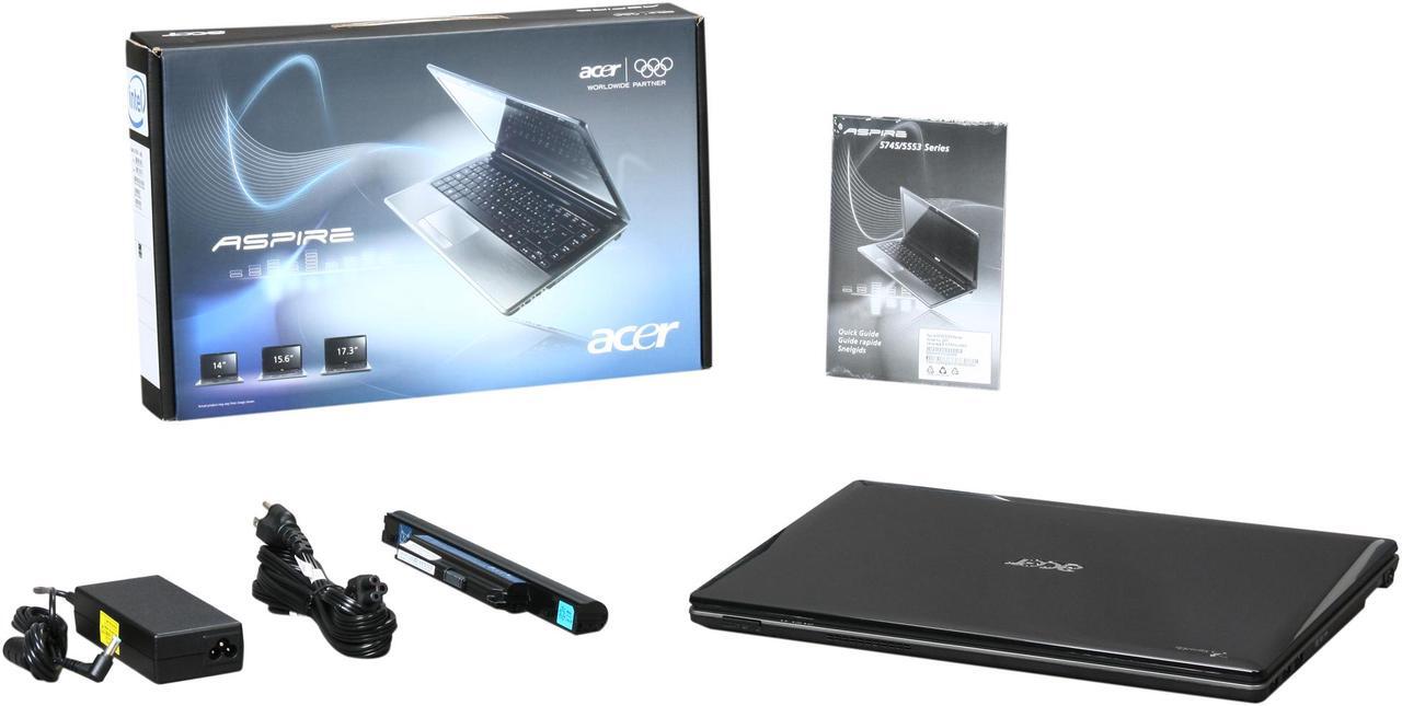 Alt view image 8 of 8 - Acer Laptop Aspire Intel Core i5-450M 4GB Memory 500GB HDD NVIDIA GeForce GT 330M 15.6" Windows 7 Home Premium 64-bit AS5745G-3690