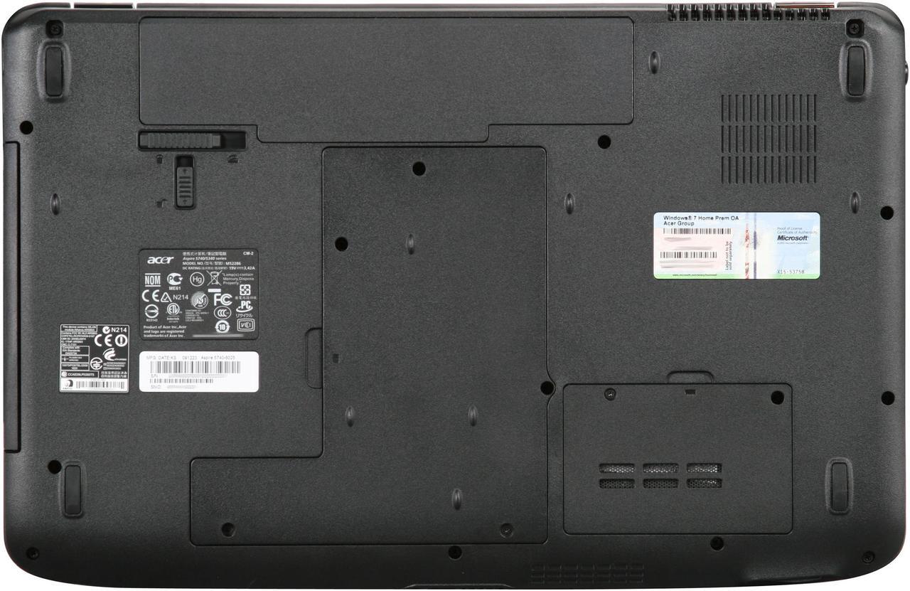 Alt view image 7 of 8 - Acer Laptop Aspire Intel Core i5-430M 4GB Memory 500GB HDD Intel HD Graphics 15.6" Windows 7 Home Premium 64-bit AS5740-6025