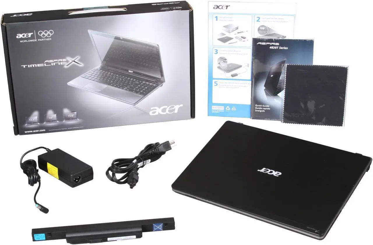 Alt view image 8 of 8 - Acer Laptop Aspire TimelineX Intel Core i5-460M 4GB Memory 320GB HDD ATI Mobility Radeon HD 5650 + Intel HD 14.0" Windows 7 Home Premium 64-bit AS4820TG-7805