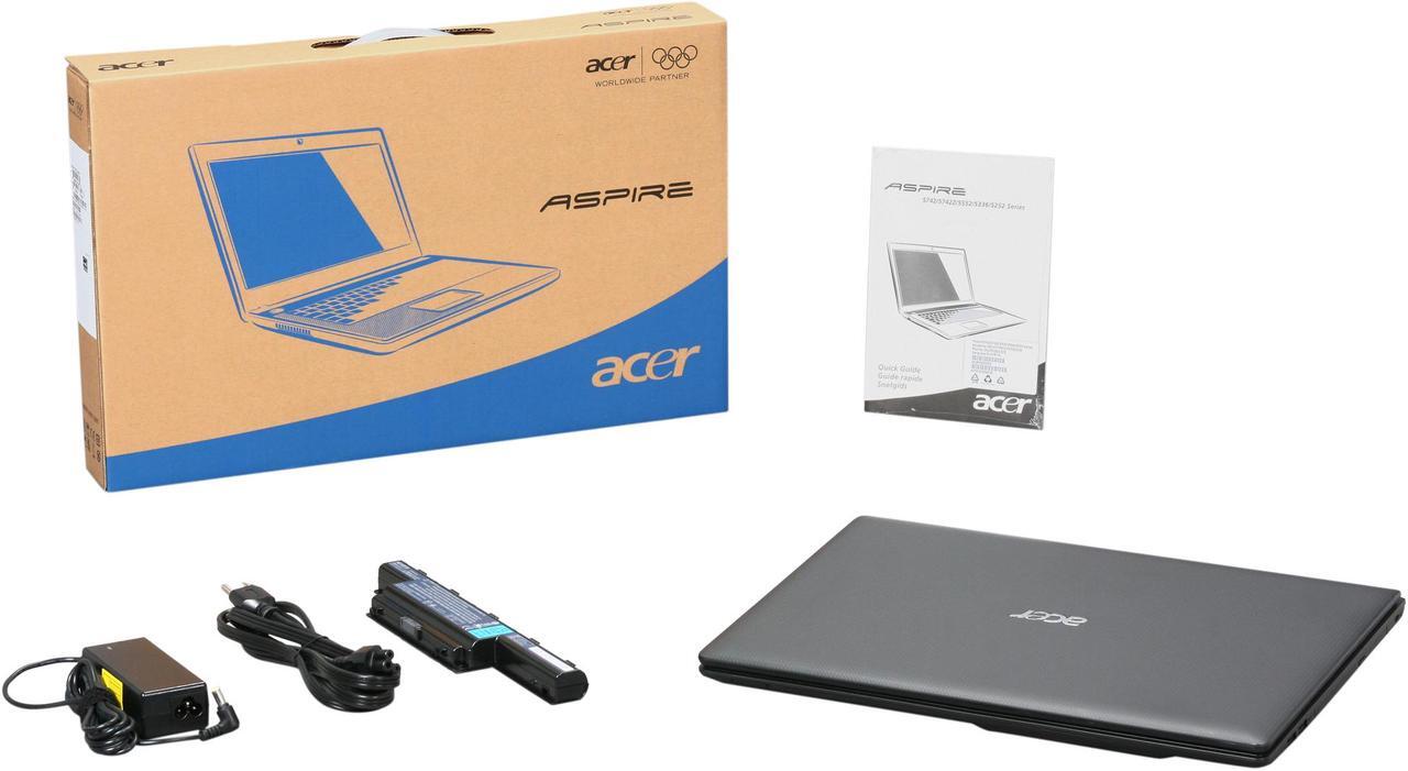 Alt view image 8 of 8 - Acer Laptop Aspire Intel Pentium P6100 4GB Memory 320GB HDD Intel HD Graphics 15.6" Windows 7 Home Premium 64-bit AS5742Z-4685