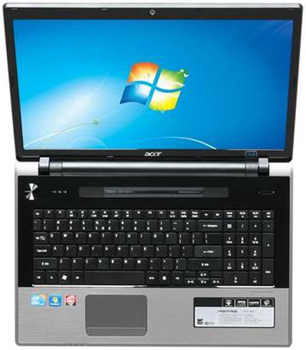 Alt view image 6 of 8 - Acer Laptop Aspire Intel Core i7-740QM 4GB Memory 500GB HDD ATI Mobility Radeon HD 5650 17.3" Windows 7 Home Premium 64-bit AS7745G-9823