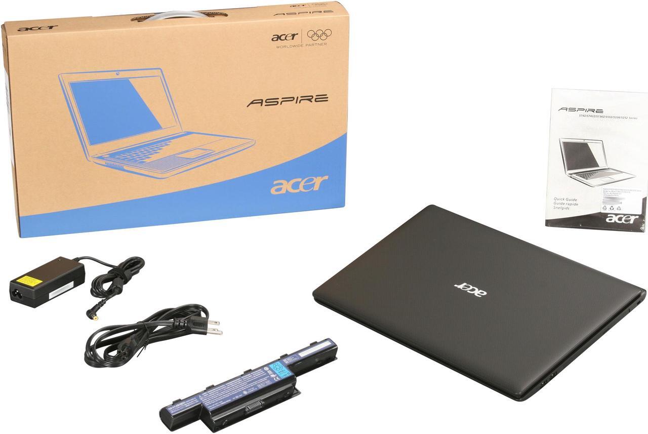 Alt view image 8 of 8 - Acer Laptop Aspire Intel Core i3-380M 4GB Memory 320GB HDD Intel HD Graphics 15.6" Windows 7 Home Premium 64-bit AS5742-6814