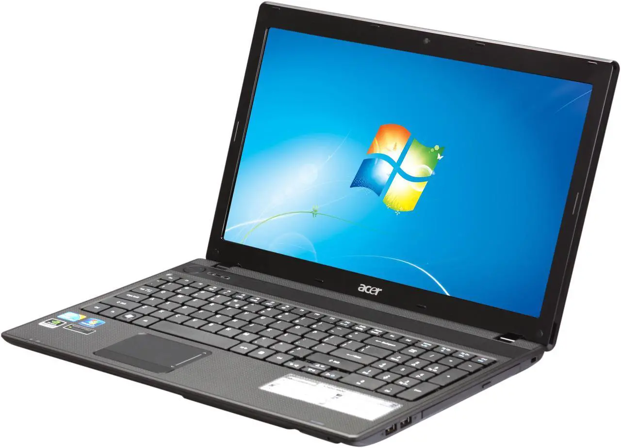 Main image of Acer Laptop Aspire Intel Core i5-480M 4GB Memory 500GB HDD NVIDIA GeForce GT 540M w/ NVIDIA Optimus 15.6" Windows 7 Home Premium 64-bit AS5742G-6600