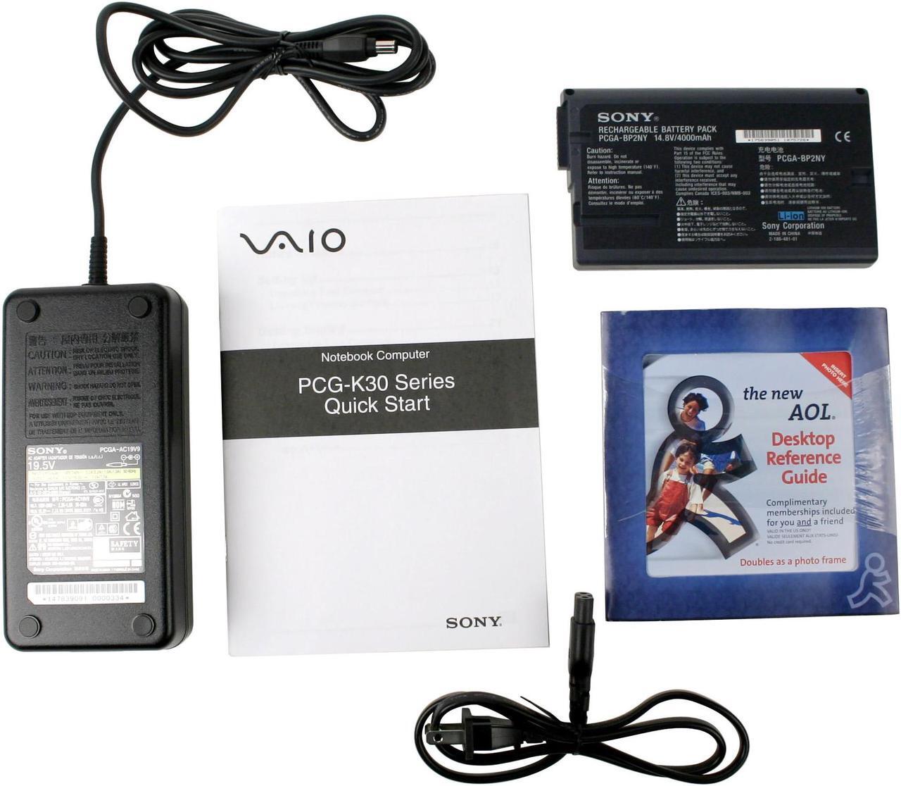 Alt view image 7 of 8 - SONY Laptop VAIO 3.06GHz 512MB Memory 60GB HDD ATI Mobility Radeon 15.4" Windows XP Home PCG-K33