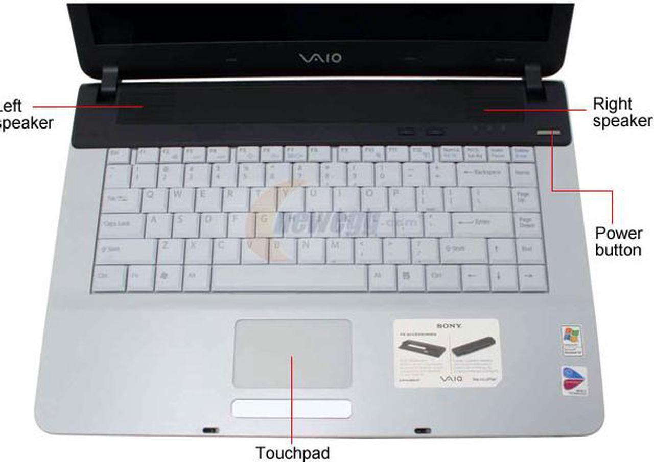 Alt view image 4 of 13 - SONY Laptop VAIO FS Series Intel Celeron M 370 256MB Memory 40GB HDD Intel GMA 900 15.4" Windows XP Professional VGN-FS8900P6