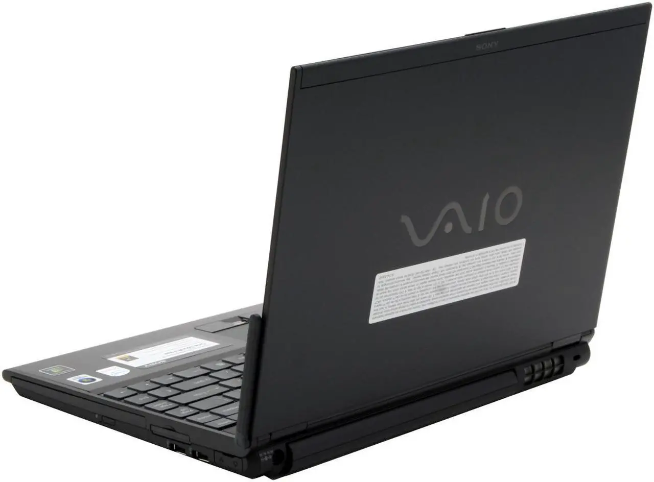 Alt view image 8 of 16 - SONY Laptop VAIO SZ Series Intel Core 2 Duo T7700 2GB Memory 160GB HDD NVIDIA GeForce 8400M GS and Intel GMA X3100 13.3" Windows Vista Business VGN-SZ670N/C