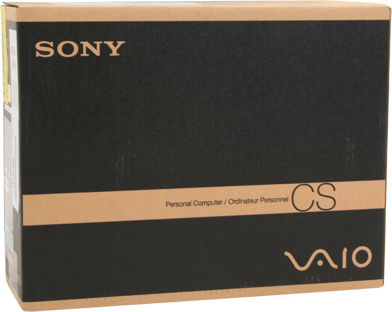 Alt view image 17 of 17 - SONY Laptop VAIO CS Series Intel Core 2 Duo T5800 3GB Memory 250GB HDD Intel GMA 4500MHD 14.1" Windows Vista Home Premium VGN-CS110E/W