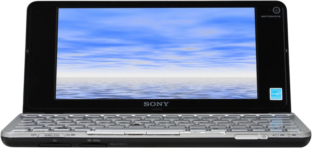 Alt view image 5 of 8 - SONY VAIO P Series VGN-P610/Q Onyx Black Intel Atom Z520(1.33 GHz) 8" 1GB Memory 80GB HDD Netbook