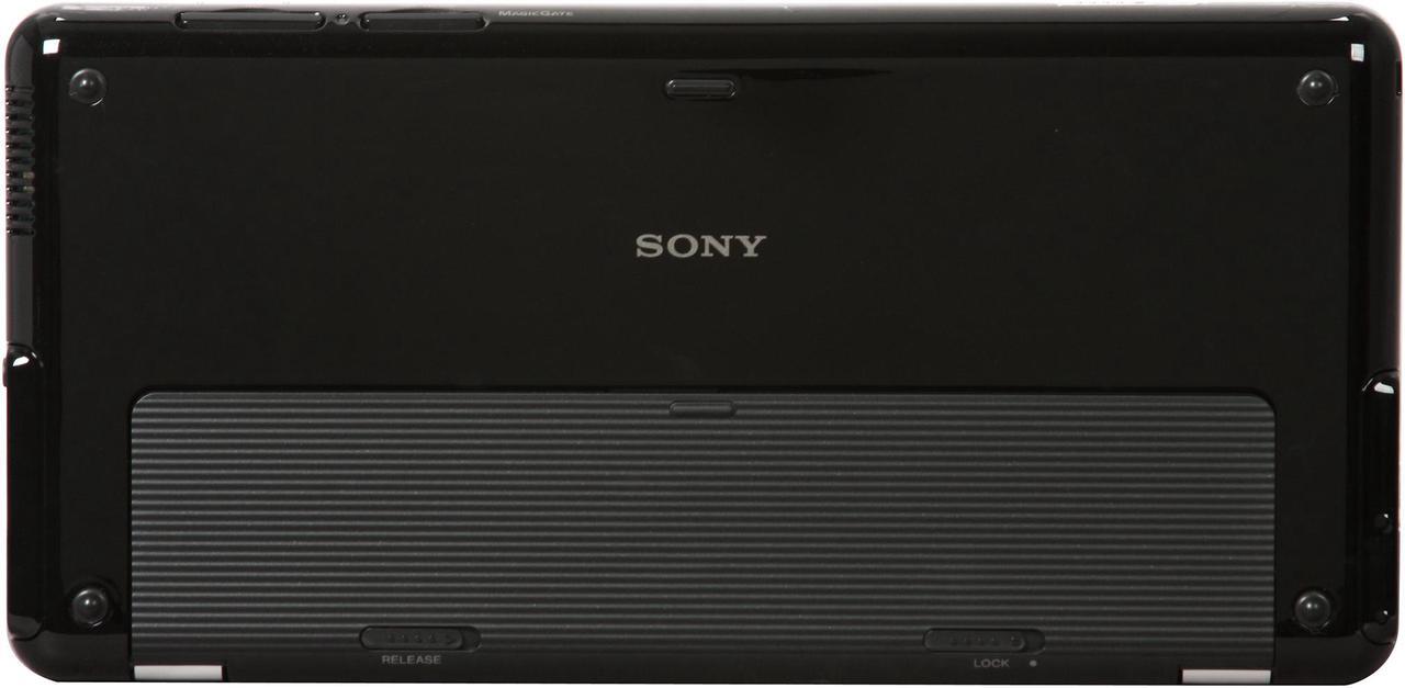 Alt view image 7 of 8 - SONY VAIO P Series VGN-P610/Q Onyx Black Intel Atom Z520(1.33 GHz) 8" 1GB Memory 80GB HDD Netbook