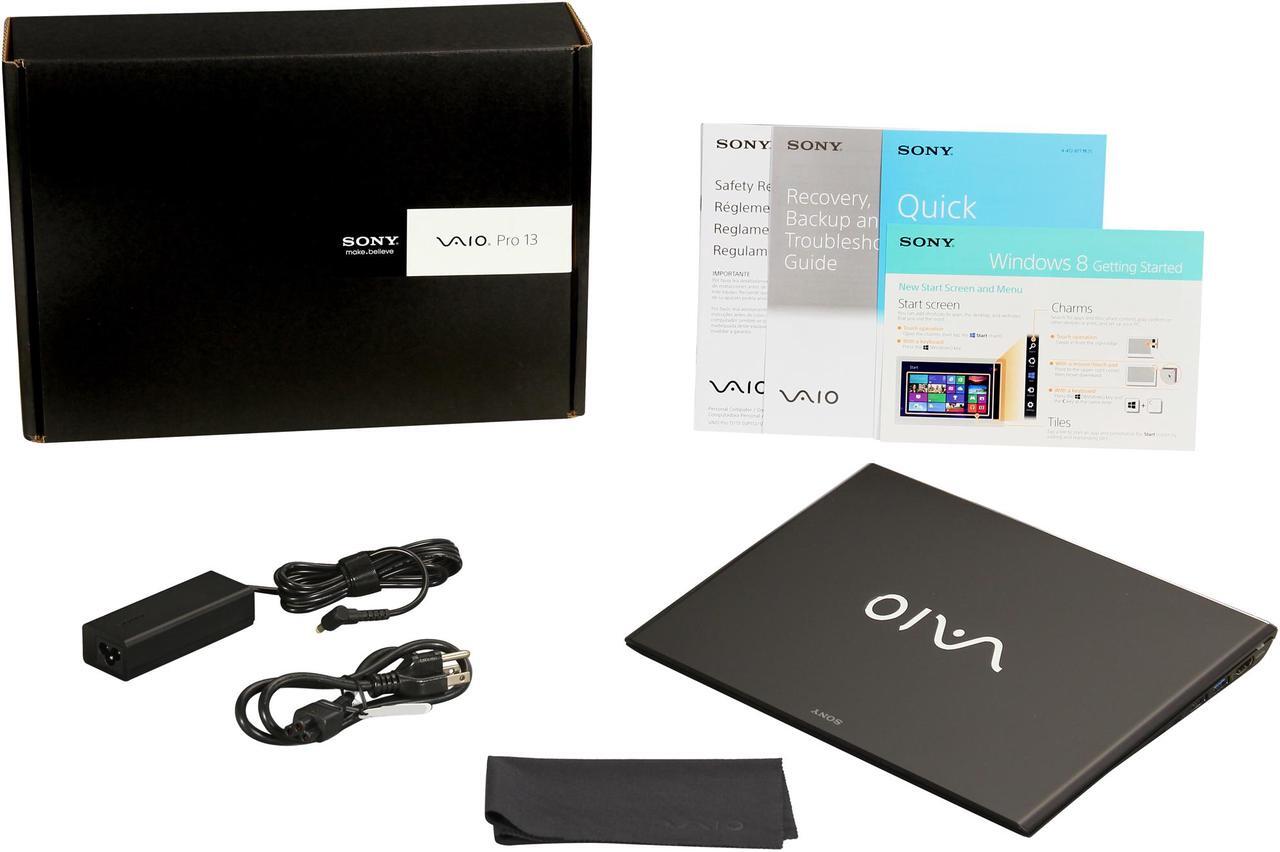 Alt view image 8 of 8 - SONY Ultrabook VAIO P Series Intel Core i5-4200U 4GB Memory 128 GB SSD Intel HD Graphics 4400 13.3" Touch Screen Windows 8 64-Bit SVP13213CXB