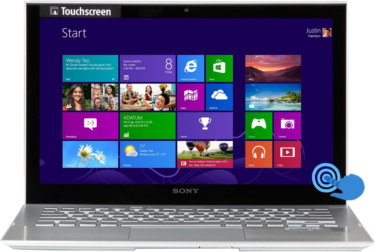 Main image of SONY VAIO Pro Core i7 8GB 128GB SSD 11.6" Touchscreen Ultrabook Windows (SVP11214CXS)