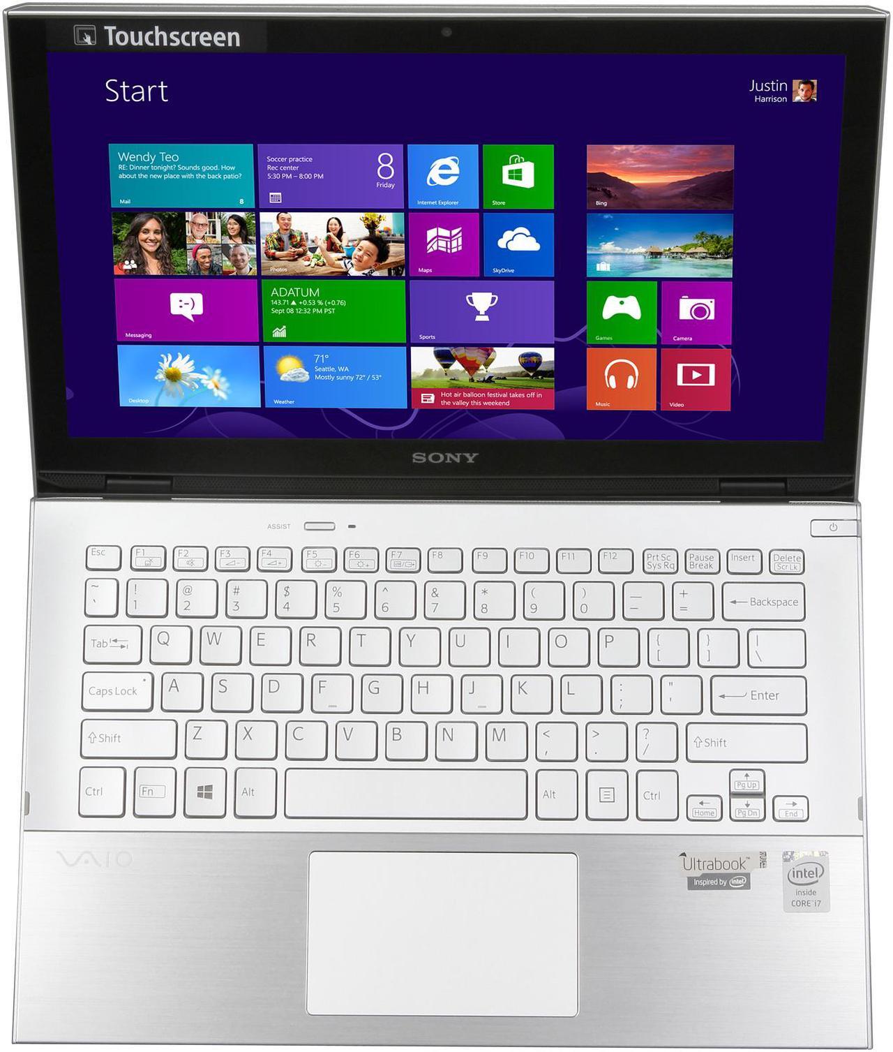 Alt view image 6 of 8 - SONY VAIO Pro Core i7 8GB 128GB SSD 11.6" Touchscreen Ultrabook Windows (SVP11214CXS)