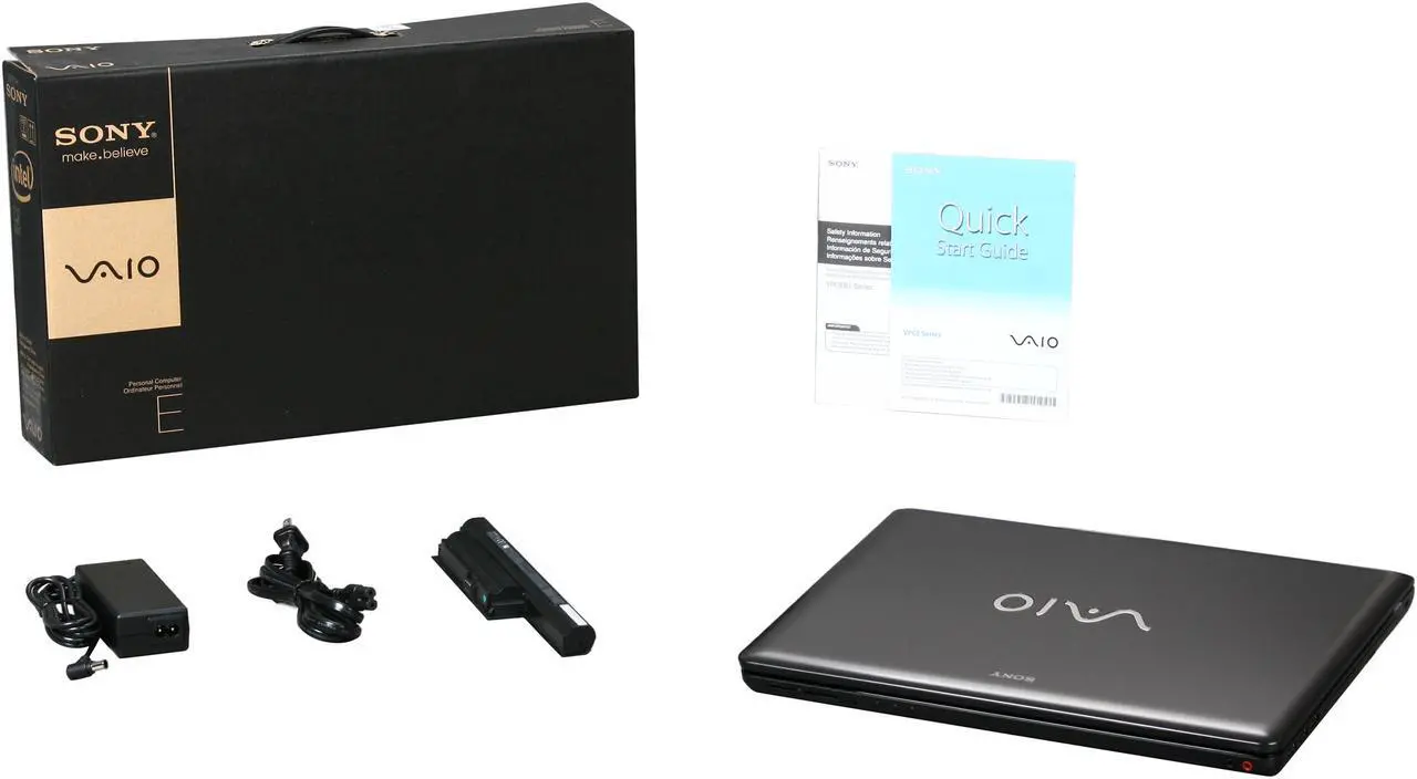 Alt view image 8 of 8 - SONY Laptop VAIO E Series Intel Core i3-330M 4GB Memory 500GB HDD ATI Mobility Radeon HD 5470 15.5" Windows 7 Home Premium 64-bit VPCEB14FX/BI