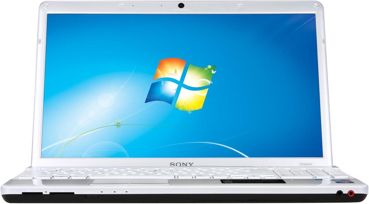 Alt view image 5 of 8 - SONY Laptop VAIO E Series Intel Core i3-350M 4GB Memory 320GB HDD Intel HD Graphics 15.5" Windows 7 Home Premium 64-bit VPCEB23FX/WI