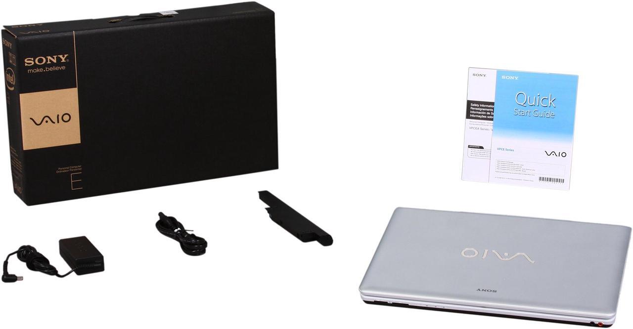 Alt view image 8 of 8 - SONY Laptop VAIO E Series Intel Core i3-350M 4GB Memory 320GB HDD Intel HD Graphics 15.5" Windows 7 Home Premium 64-bit VPCEB23FX/WI