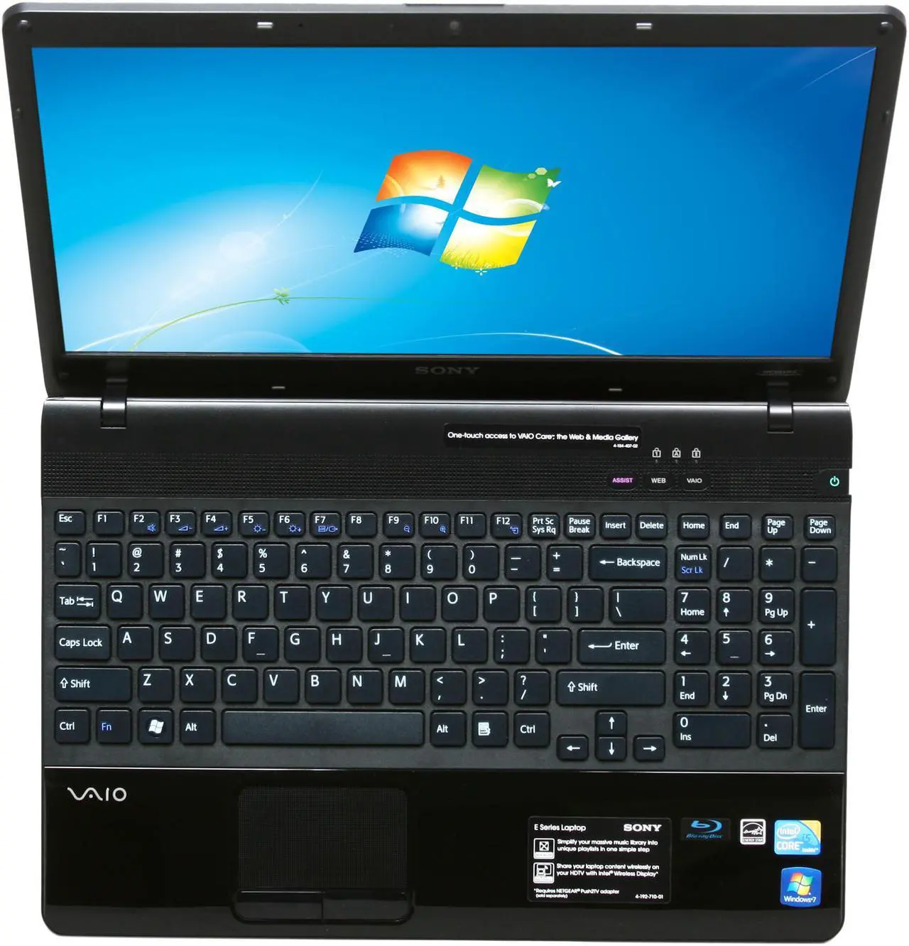 Alt view image 4 of 6 - SONY Laptop VAIO E Series Intel Core i5-460M 4GB Memory 500GB HDD Intel HD Graphics 15.5" Windows 7 Home Premium 64-bit VPCEB37FX/BJ