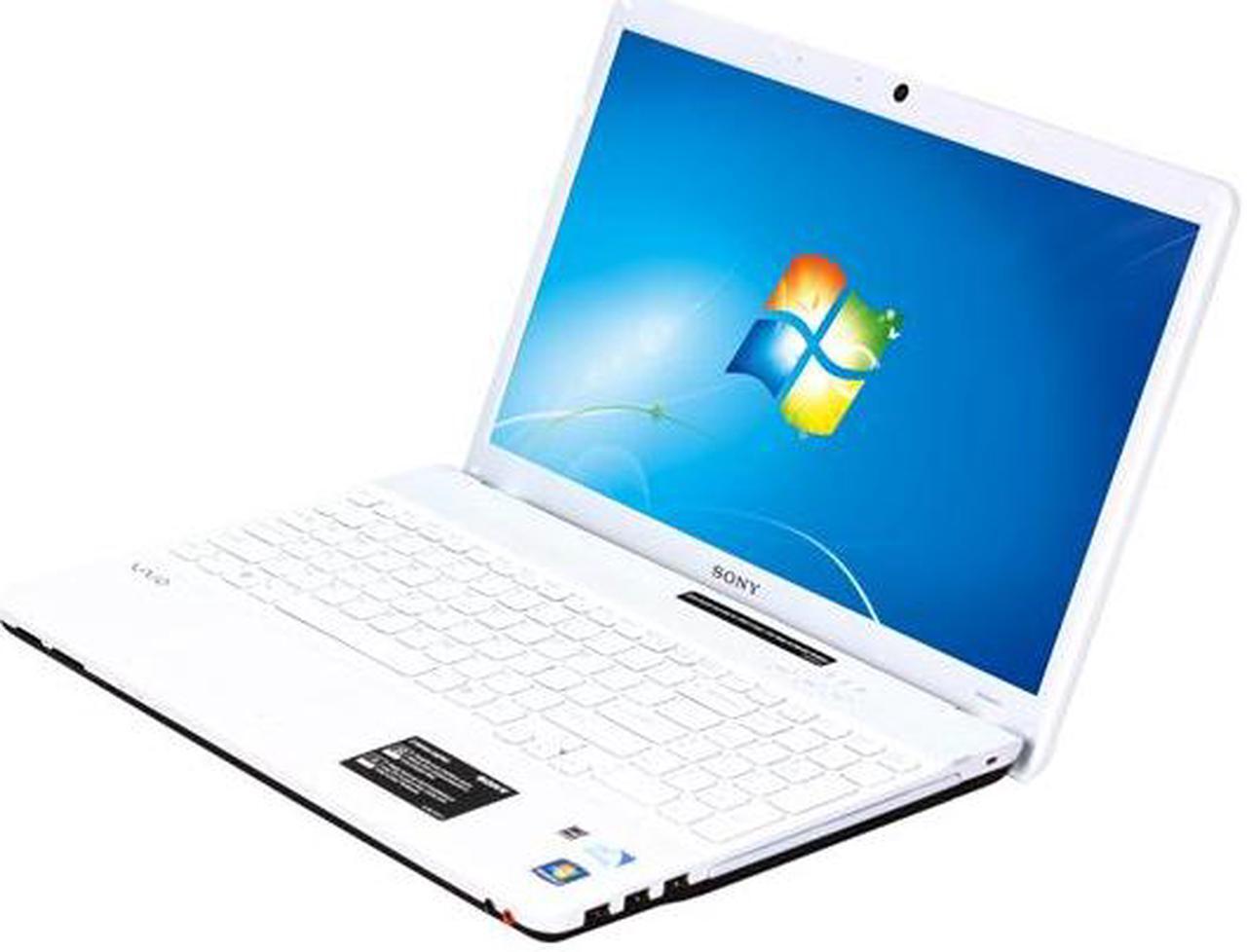 Main image of SONY Laptop VAIO E Series Intel Pentium P6100 4GB Memory 320GB HDD Intel HD Graphics 15.5" Windows 7 Home Premium 64-bit VPCEB3AFX/WI