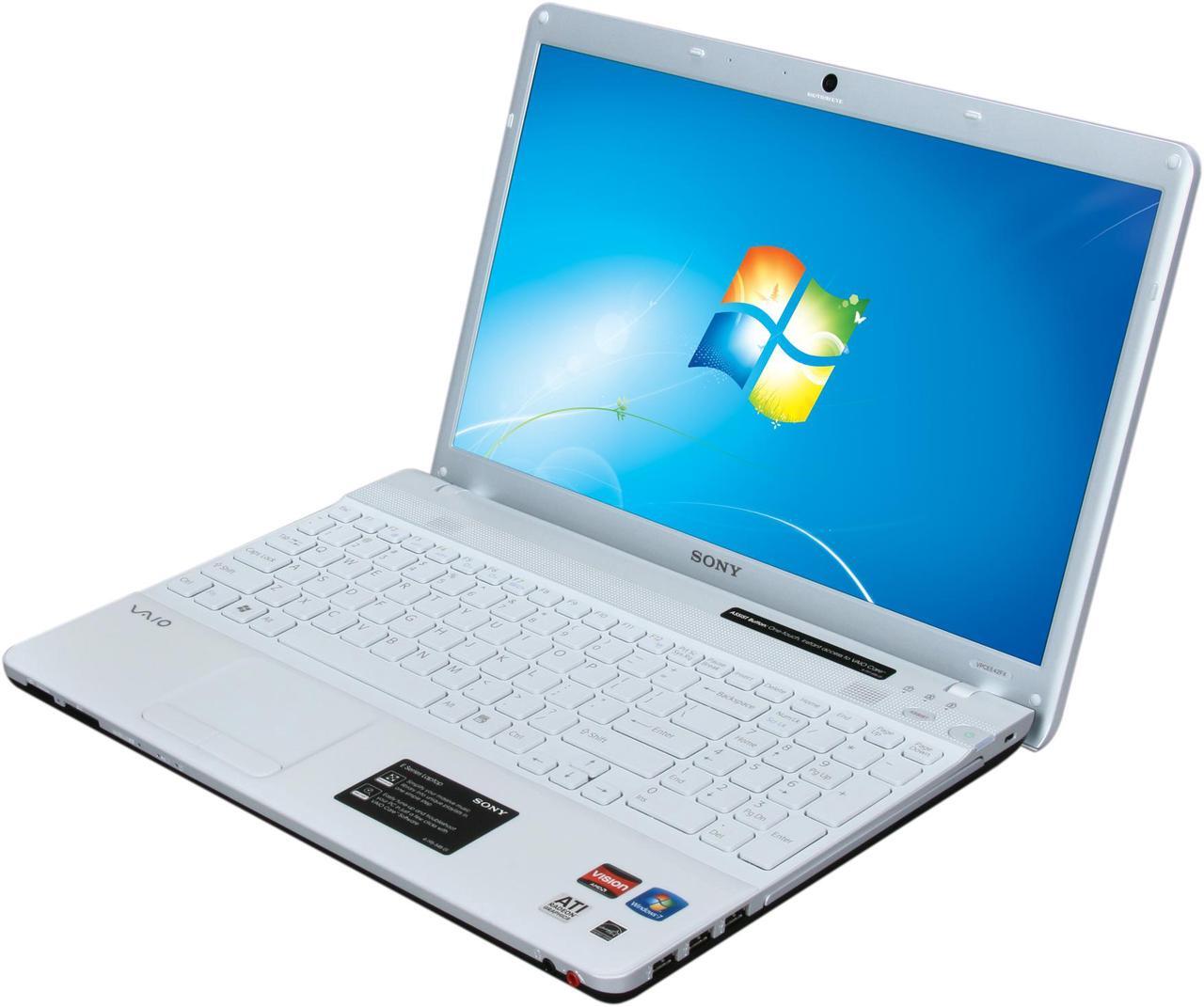Main image of SONY Laptop VAIO EE Series AMD Athlon II P360 4GB Memory 500GB HDD ATI Radeon HD 4250 15.5" Windows 7 Home Premium 64-bit VPCEE42FX/WI
