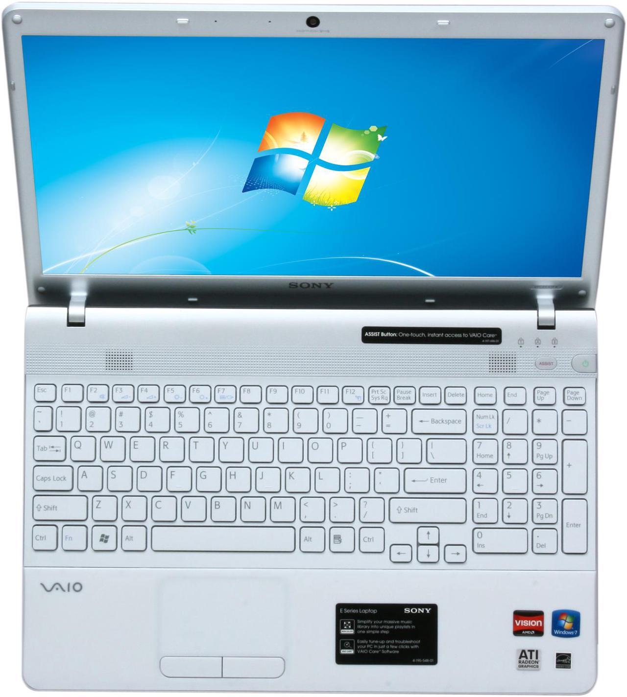 Alt view image 6 of 8 - SONY Laptop VAIO EE Series AMD Athlon II P360 4GB Memory 500GB HDD ATI Radeon HD 4250 15.5" Windows 7 Home Premium 64-bit VPCEE42FX/WI