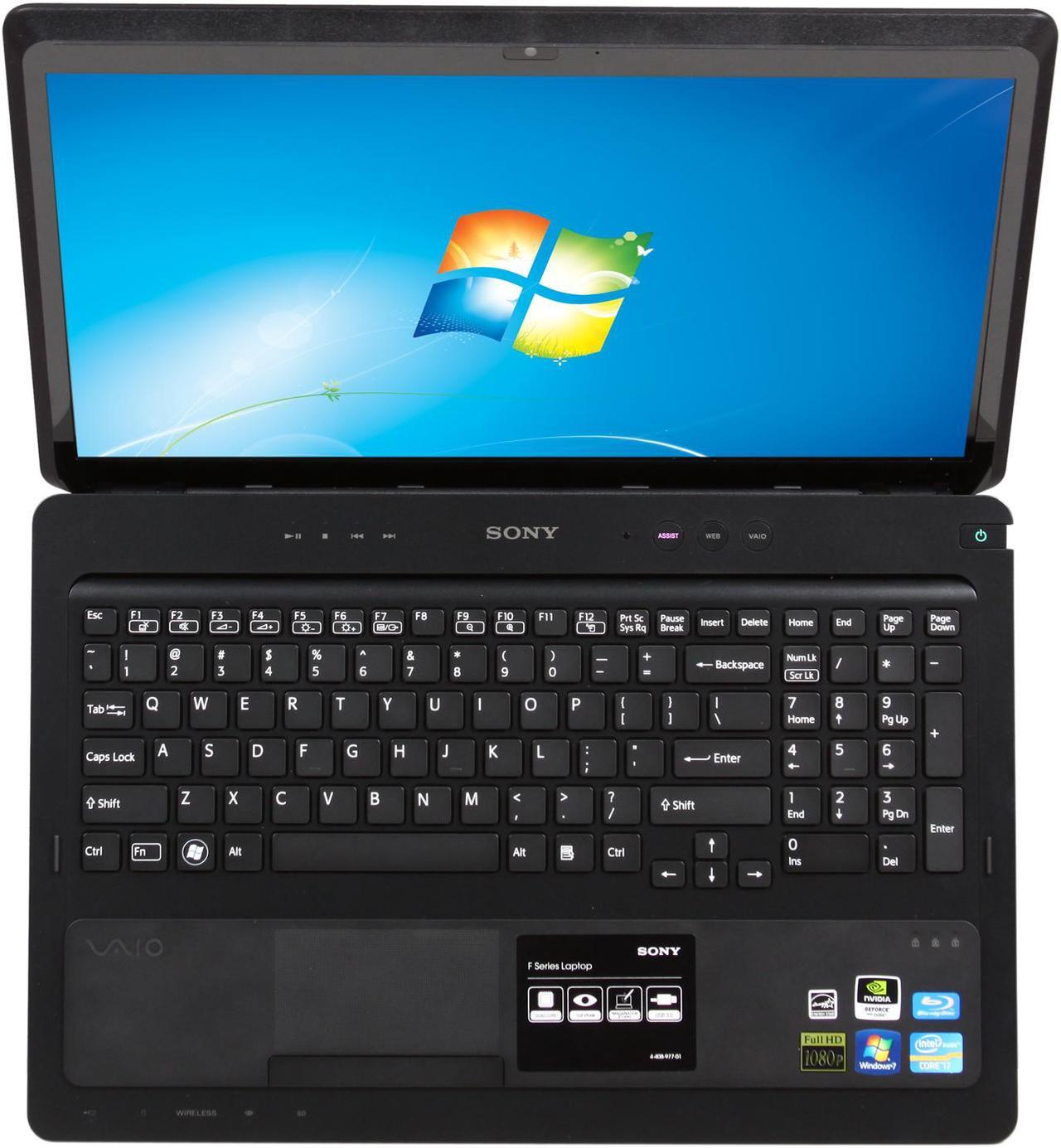 Alt view image 5 of 8 - SONY Laptop VAIO F Series Intel Core i7-2670QM 6GB Memory 640GB HDD NVIDIA GeForce GT 540M 16.4" Windows 7 Home Premium 64-Bit VPCF234FX/B