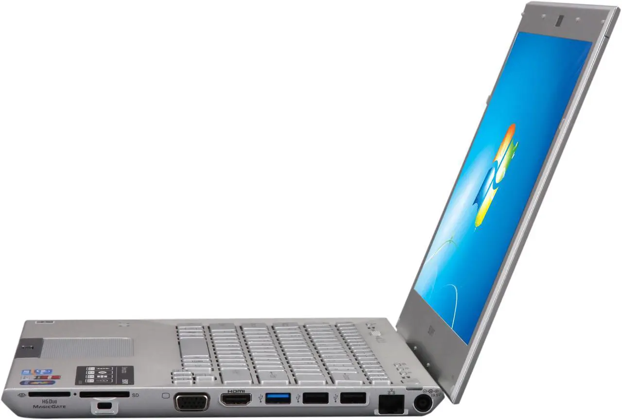 Alt view image 2 of 9 - SONY Laptop VAIO SA Series Intel Core i5-2430M 4GB Memory 128 GB SSD AMD Radeon HD 6630M 13.3" Windows 7 Professional 64-Bit VPCSA35GX/SI