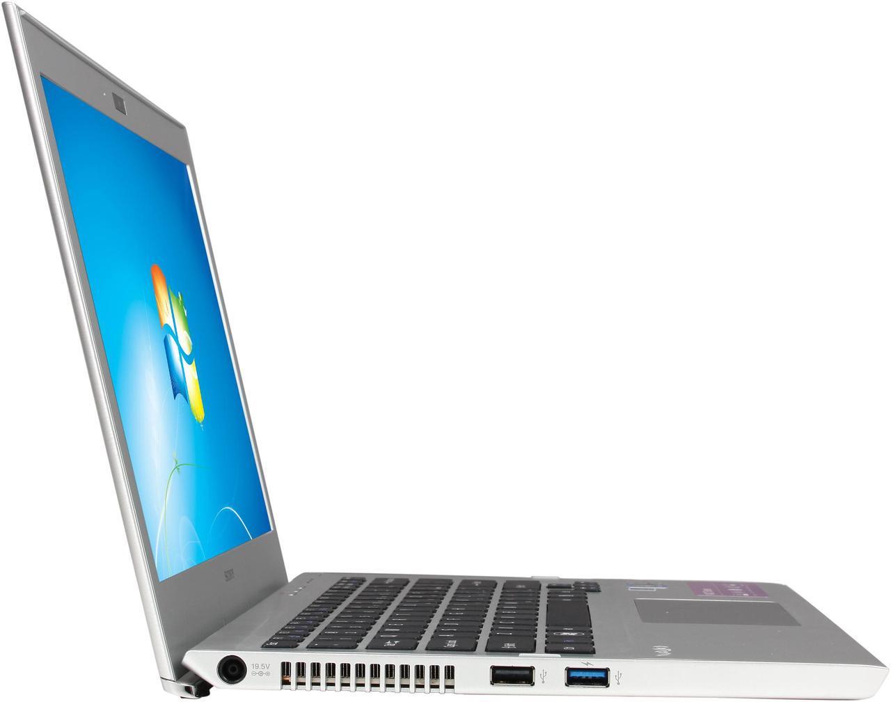 Alt view image 4 of 8 - SONY VAIO Intel Core i5-3317U 4GB Memory 32 GB SSD 500GB HDD Intel HD Graphics 4000 13.3" 1366 x 768 Ultrabook Windows 7 Professional 64-Bit SVT13114GXS