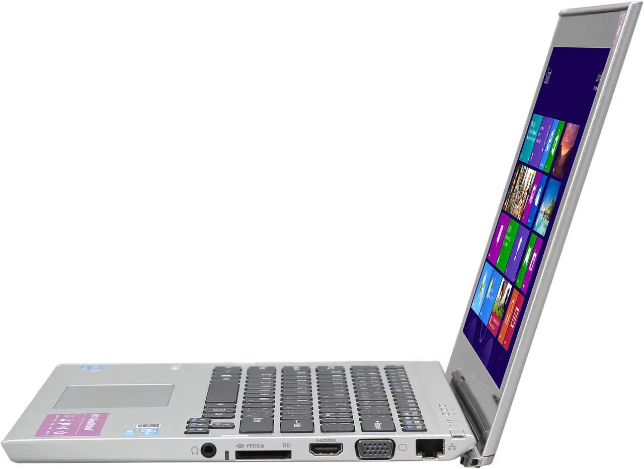 Alt view image 2 of 8 - SONY Ultrabook VAIO T Series Intel Core i3-3217U 4GB Memory 500GB + 32GB MLC Hybrid(5400rpm Hybrid) HDD Intel HD Graphics 4000 13.3" Touch Screen Windows 8 64-bit SVT13124CXS