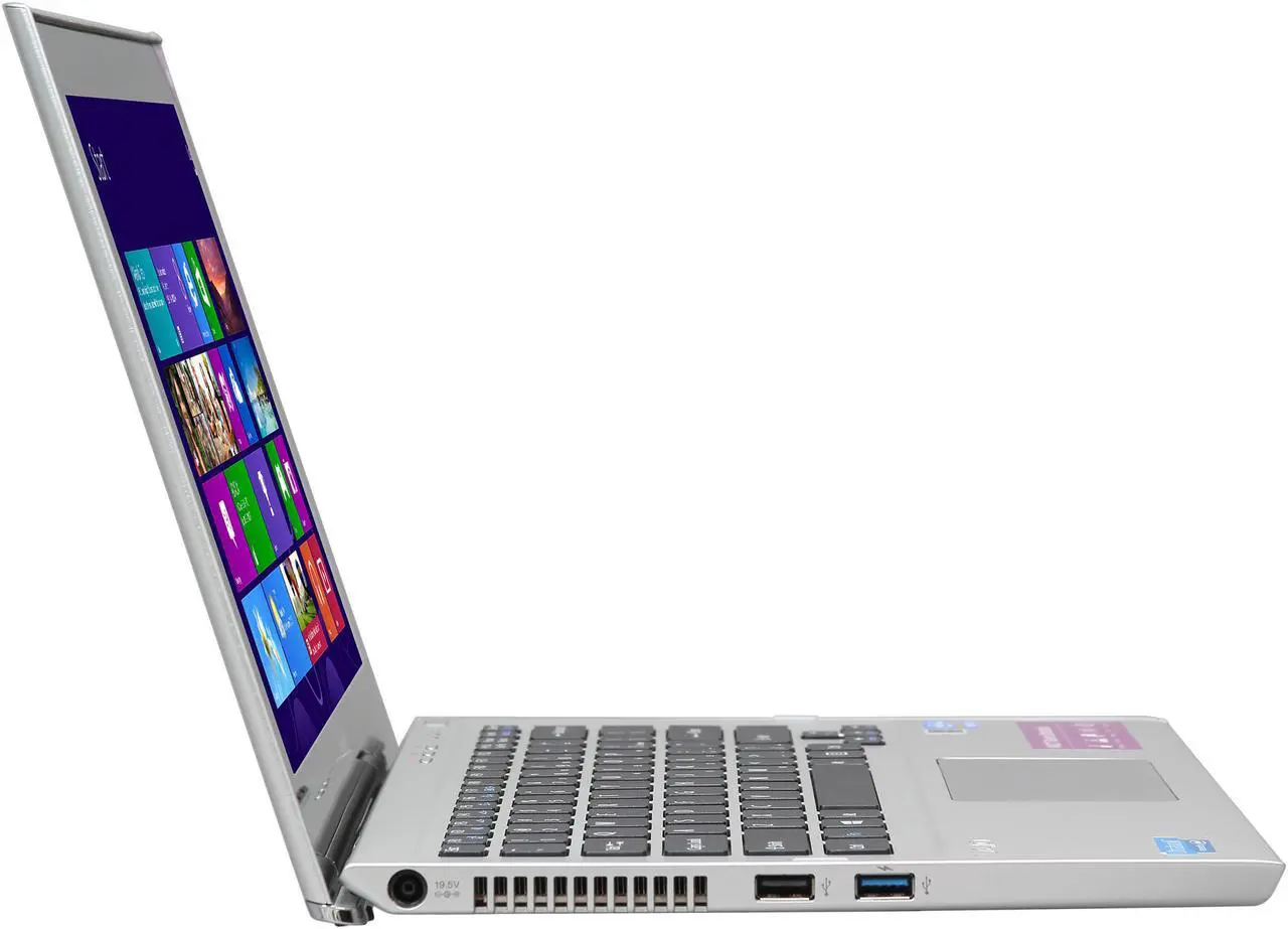 Alt view image 4 of 8 - SONY Ultrabook VAIO T Series Intel Core i3-3217U 4GB Memory 500GB + 32GB MLC Hybrid(5400rpm Hybrid) HDD Intel HD Graphics 4000 13.3" Touch Screen Windows 8 64-bit SVT13124CXS
