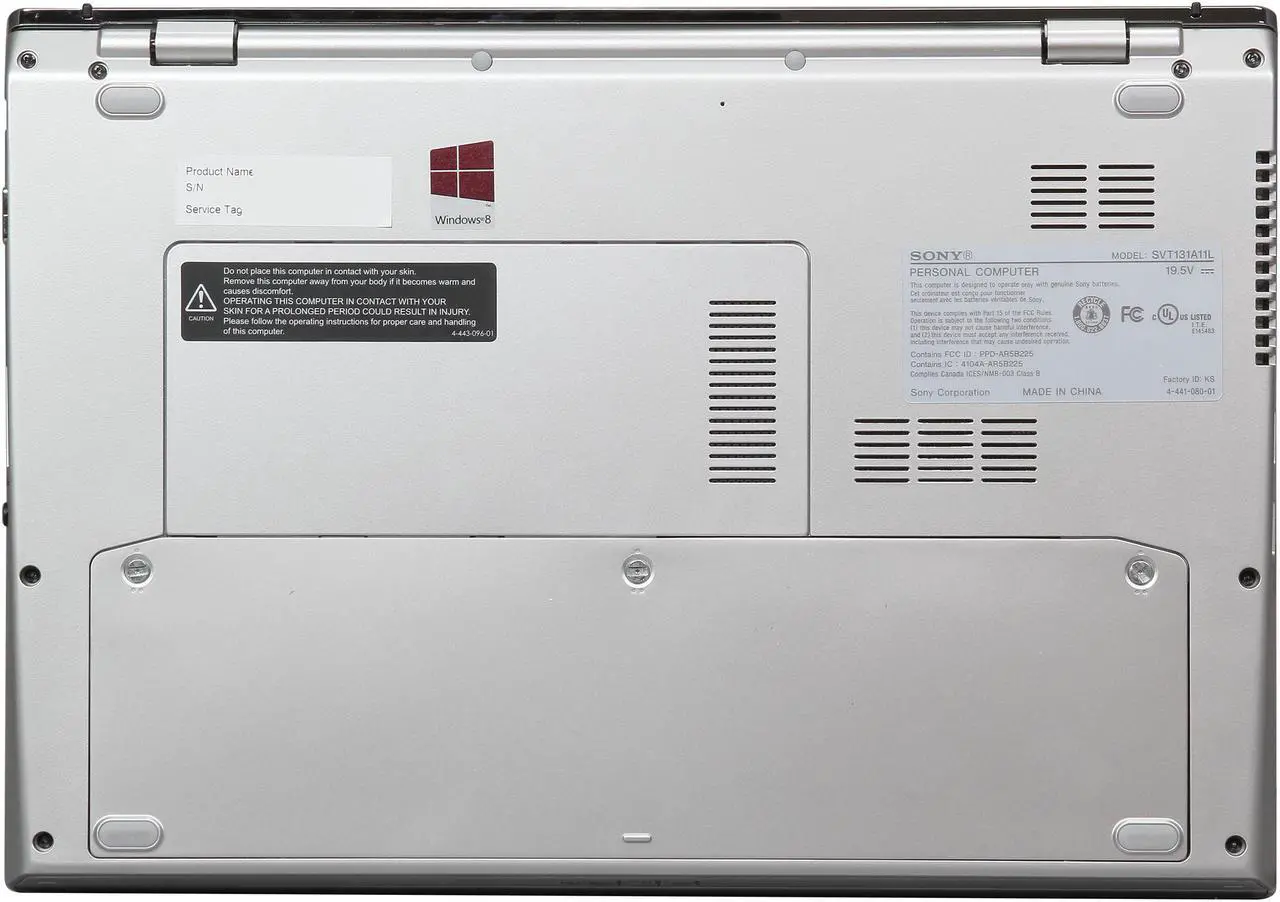 Alt view image 7 of 8 - SONY Ultrabook VAIO T Series Intel Core i3-3217U 4GB Memory 500GB + 32GB MLC Hybrid(5400rpm Hybrid) HDD Intel HD Graphics 4000 13.3" Touch Screen Windows 8 64-bit SVT13124CXS