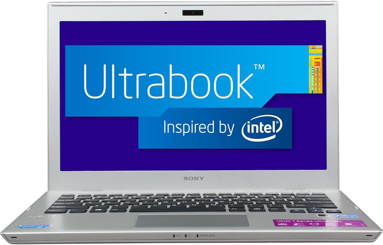 Main image of SONY VAIO T Series Intel Core i3-3227U 4GB Memory 24 GB SSD 500GB HDD Intel HD Graphics 4000 13.3" 1366 x 768 Thin and Light Ultrabook Windows 8 64-Bit SVT13132CXS