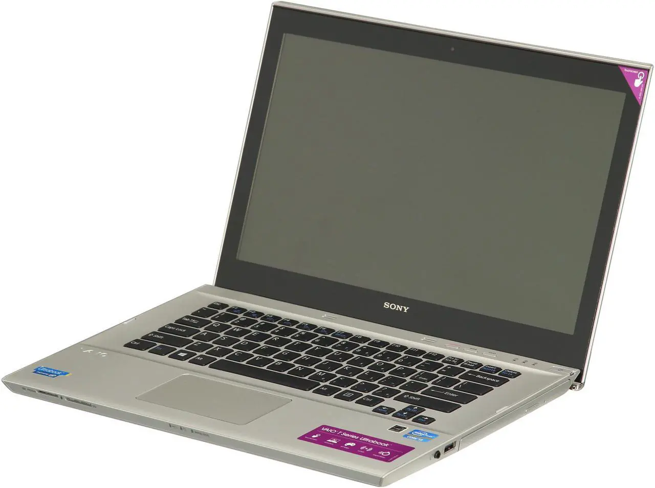Alt view image 2 of 8 - SONY VAIO T Series Intel Core i3-3227U 4GB Memory 24 GB SSD 500GB HDD Intel HD Graphics 4000 14.0" Touch Screen 1366 x 768 Thin and Light Ultrabook Windows 8 64-Bit SVT14124CXS