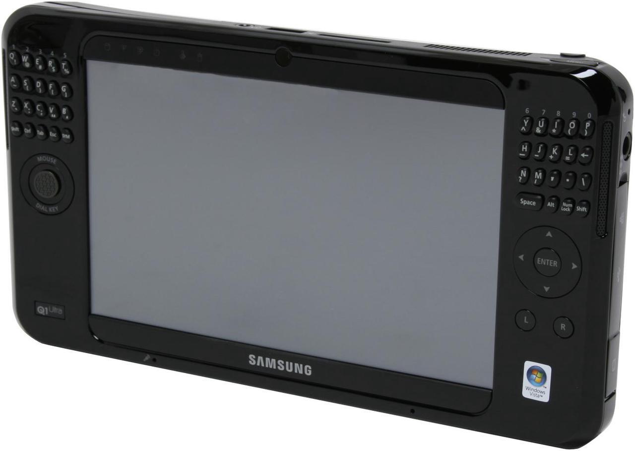 Alt view image 4 of 11 - SAMSUNG Q1U-XP Ultra Mobile PC Intel Processor A110(800 MHz) 7" WSVGA 1GB DDR2 400 60GB 4200rpm Intel GMA950 Windows XP Tablet PC Edition