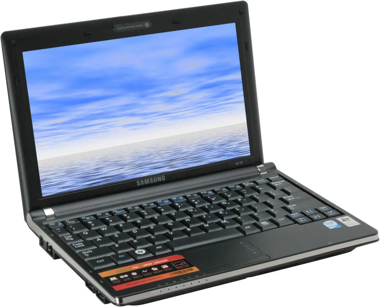 Alt view image 5 of 12 - SAMSUNG NP-NC10-KA03US Black Intel Atom N270(1.60 GHz) 10.2" WSVGA 1GB Memory 160GB HDD Netbook