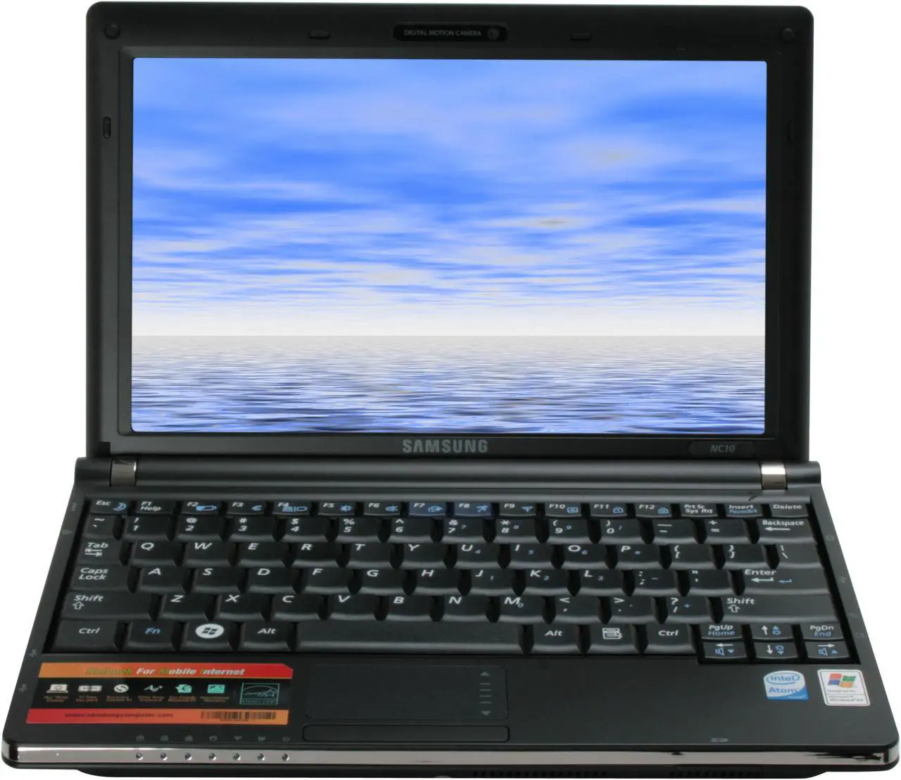 Alt view image 6 of 12 - SAMSUNG NP-NC10-KA03US Black Intel Atom N270(1.60 GHz) 10.2" WSVGA 1GB Memory 160GB HDD Netbook