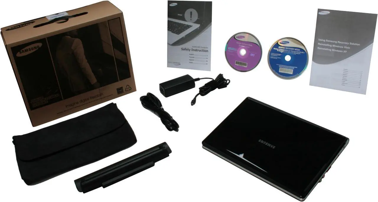 Alt view image 12 of 12 - SAMSUNG NP-NC10-KA03US Black Intel Atom N270(1.60 GHz) 10.2" WSVGA 1GB Memory 160GB HDD Netbook