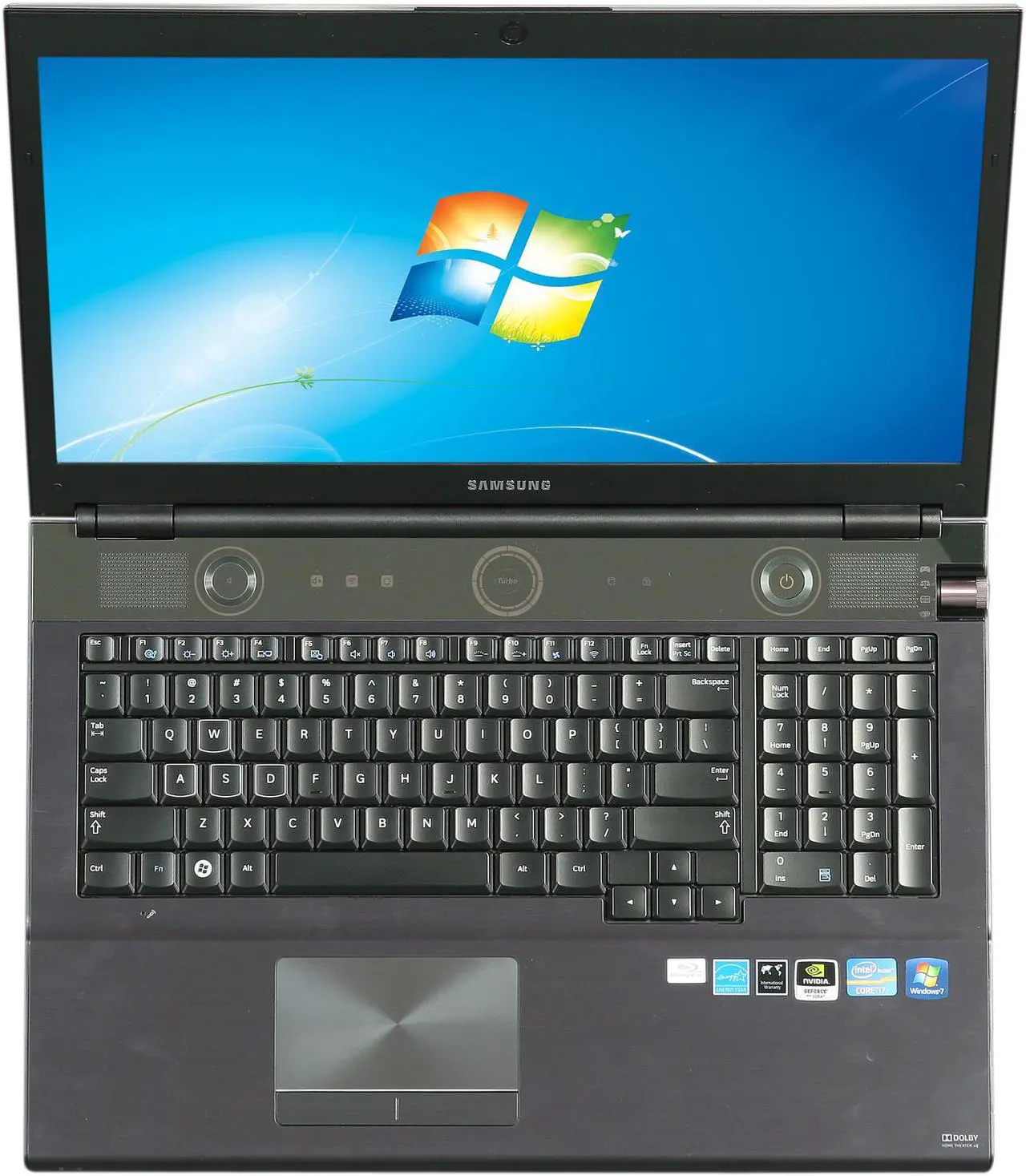 Alt view image 6 of 8 - SAMSUNG Series 7 - 17.3" NVIDIA GeForce GTX 675M - Intel Core i7-3610QM  - 16GB Memory - - Windows 7 Home Premium 64-Bit - Gaming Laptop - (NP700G7C-S01US )