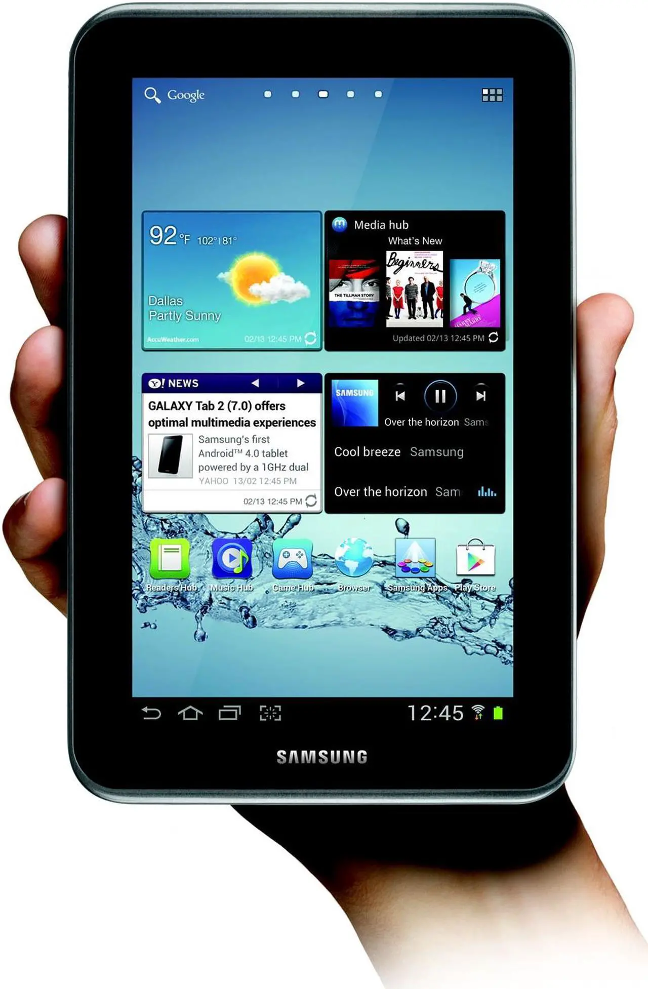 Main image of Samsung Galaxy Tab 2 (7", Wi-Fi) GT-P3113TSYXAR - Dual-Core 1GHz - 1GB RAM - 8GB Internal Memory- Android 4.0 (Ice Cream Sandwich) - Silver