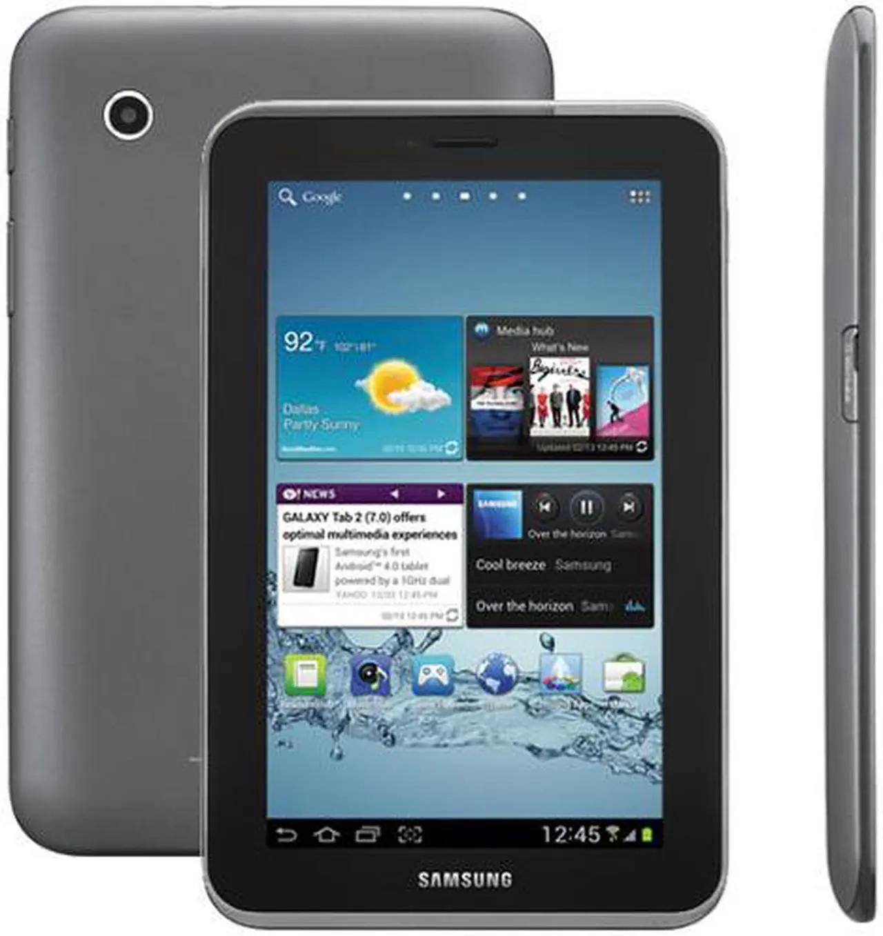 Alt view image 2 of 3 - Samsung Galaxy Tab 2 (7", Wi-Fi) GT-P3113TSYXAR - Dual-Core 1GHz - 1GB RAM - 8GB Internal Memory- Android 4.0 (Ice Cream Sandwich) - Silver