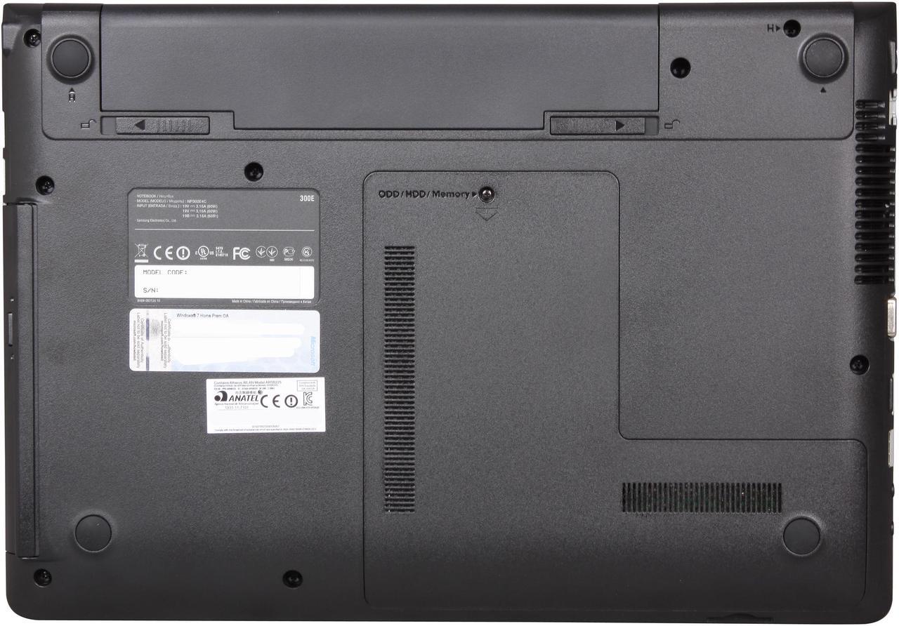 Alt view image 7 of 8 - SAMSUNG Laptop Series 3 Intel Core i3-2370M 6GB Memory 500GB HDD Intel HD Graphics 3000 15.6" Windows 7 Home Premium 64-Bit NP300E4C-A01US
