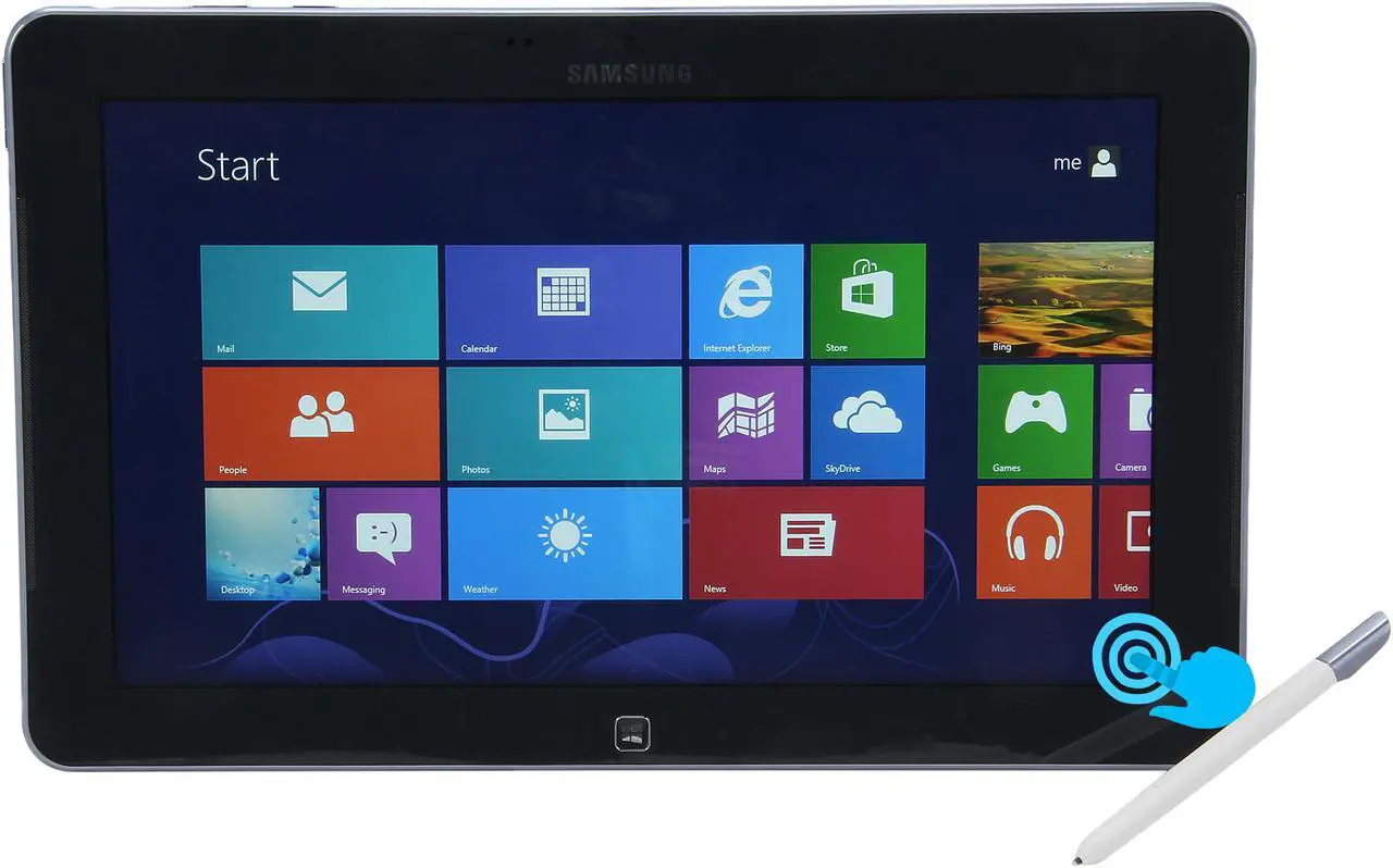 Alt view image 2 of 8 - Samsung ATIV Smart PC XE500T1C-A04US 11.6-inch Windows 8 Tablet – 64GB