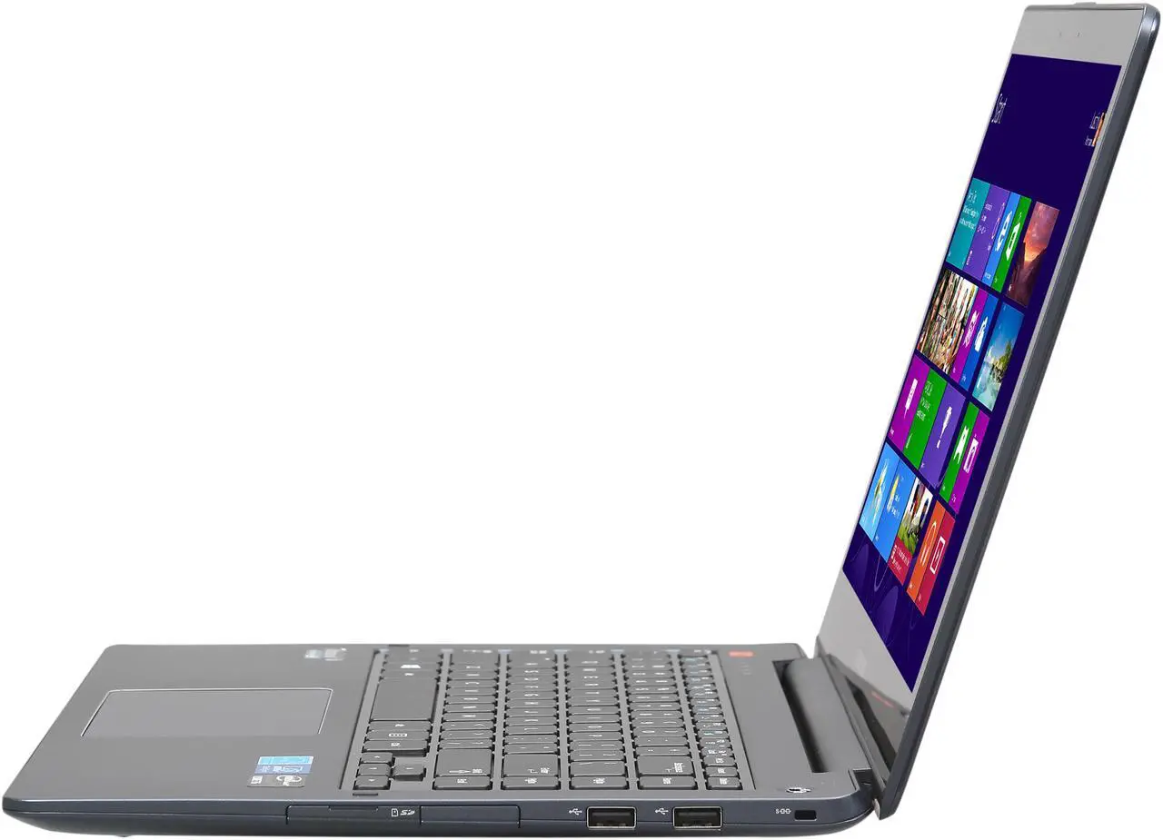 Alt view image 2 of 8 - SAMSUNG ATIV Book 5 Intel Core i5 3337U (1.80GHz) 4GB 14" Touchscreen Ultrabook Mineral Ash Black (NP540U4E-K01US)