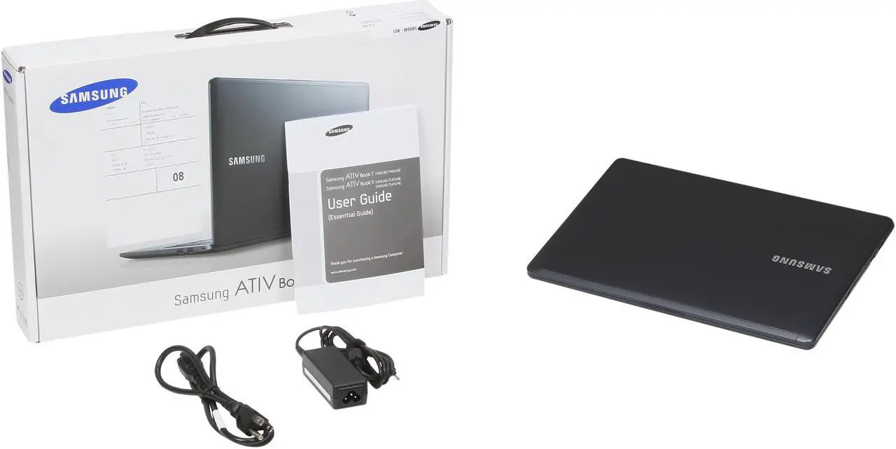 Alt view image 8 of 8 - SAMSUNG ATIV Book 5 Intel Core i5 3337U (1.80GHz) 4GB 14" Touchscreen Ultrabook Mineral Ash Black (NP540U4E-K01US)