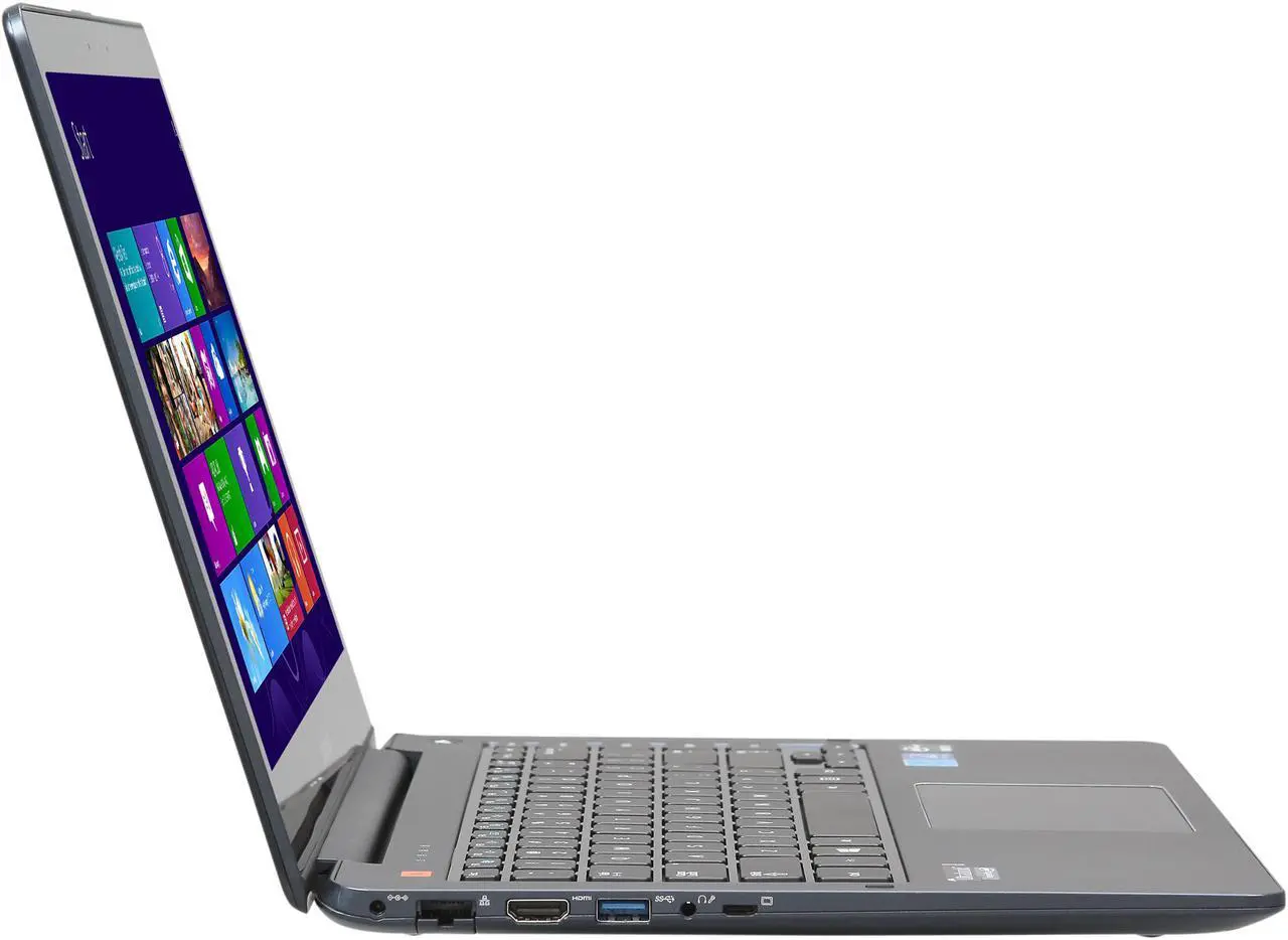 Alt view image 4 of 8 - SAMSUNG ATIV Book 5 Intel Core i5 3337U (1.80GHz) 4GB 14" Touchscreen Ultrabook Mineral Ash Black (NP540U4E-K01US)