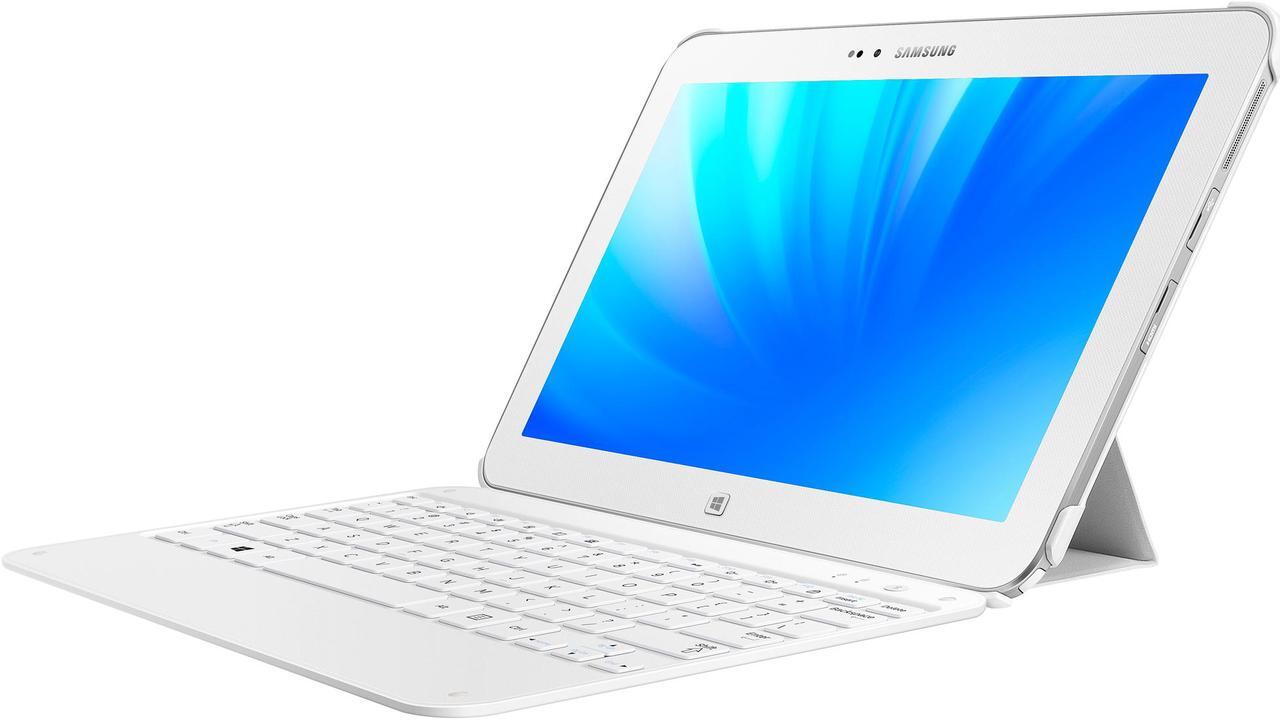 Alt view image 5 of 7 - SAMSUNG ATIV Tab 3 Intel Atom Z2760 (1.80GHz) 2GB Memory 64GB SSD 10.1" Touchscreen Tablet with keyboard- White (XE300TZC-K01US)