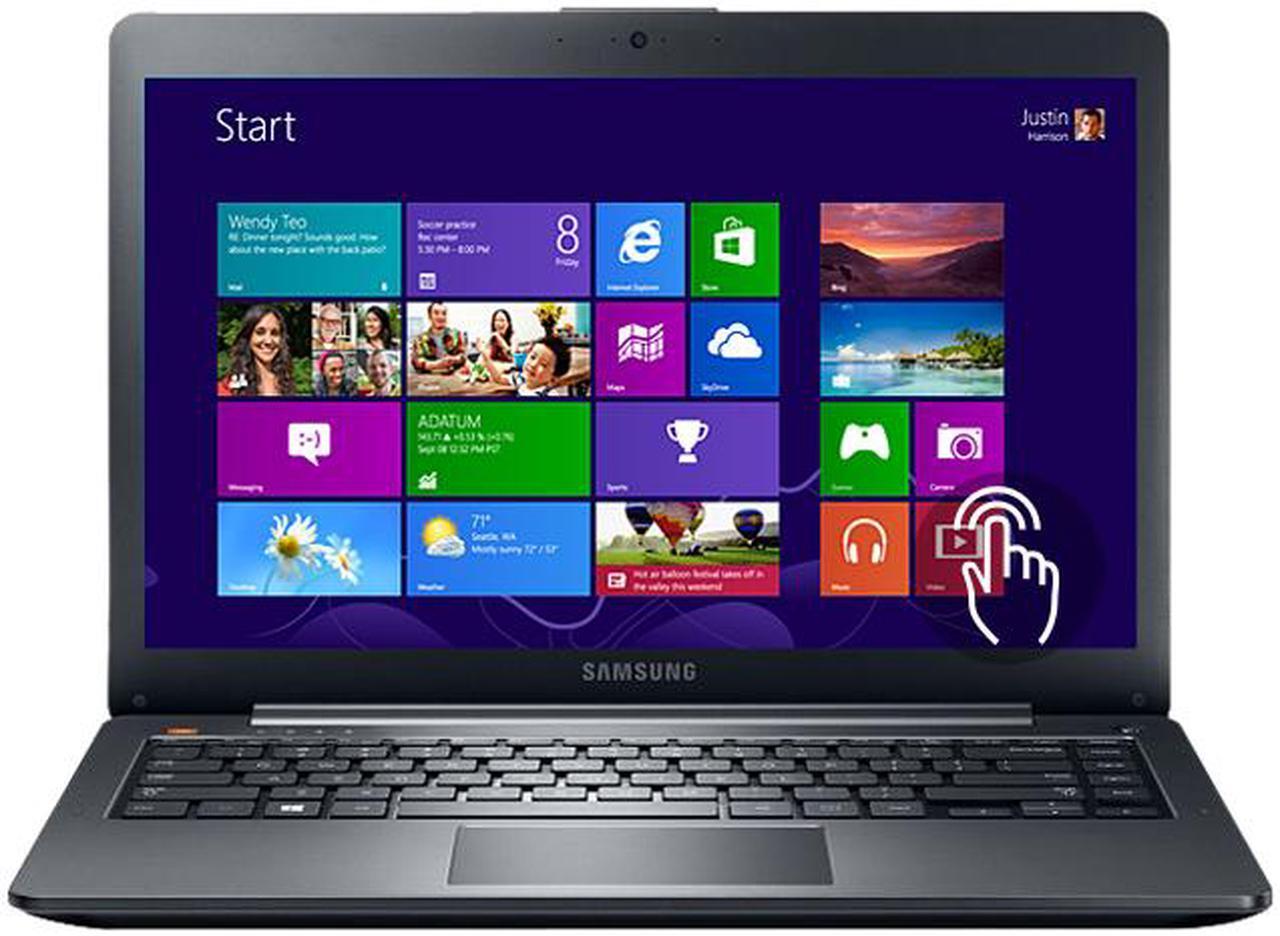 Main image of SAMSUNG Laptop ATIV Book 5 Intel Core i5-3337U 4GB Memory 500GB HDD Intel HD Graphics 4000 14.0" Touch Screen Windows 8 Pro 64-bit NP540U4E-K03US