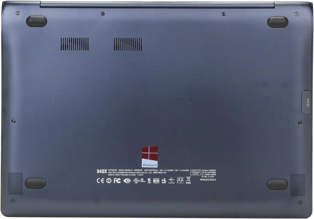 Alt view image 7 of 8 - SAMSUNG Ultrabook ATIV Book 9 Plus Intel Core i7-4500U 8GB Memory 256 GB SSD Intel HD Graphics 4400 13.3" 10-Point Capacitive Touch Screen Windows 8.1 NP940X3G-K04US