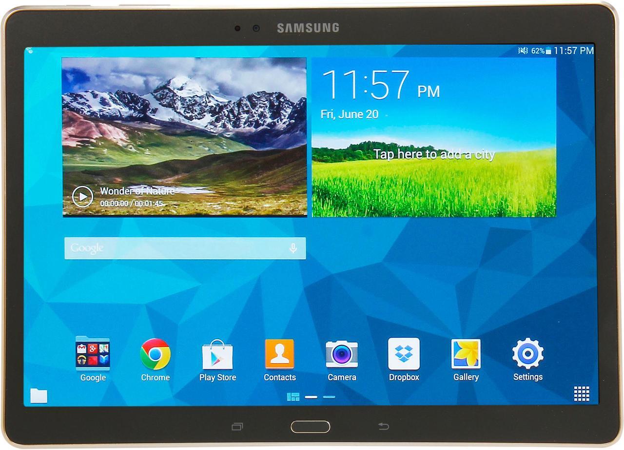Main image of SAMSUNG Galaxy Tab S SM-T800NTSAXAR 10.5 - Exynos 5 Octa Core 3GB Memory 16GB 10.5" Touchscreen Tablet Android 4.4 - Titanium Bronze