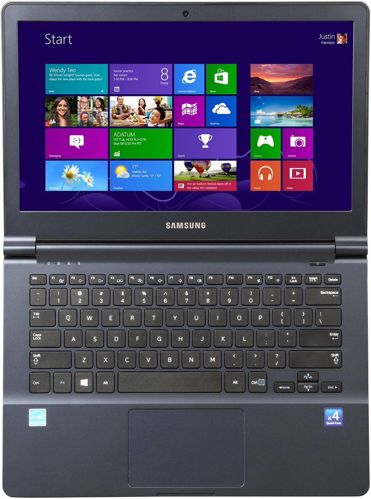 Alt view image 6 of 8 - SAMSUNG ATIV Book 9 Lite NP905S3G-K02US Notebook (A Grade Samsung Recertified) Quad-Core Processor 1.40GHz 4GB Memory 128GB SSD AMD Radeon HD 8250 13.3" Windows 8 Pro 64-Bit - Factory Refurb